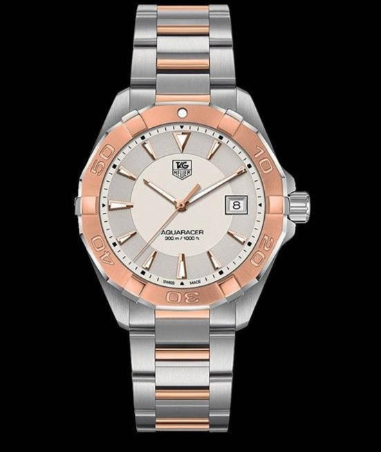 Tag Heuer Aquaracer White Dial Watch For Men Way1150 Bd0911