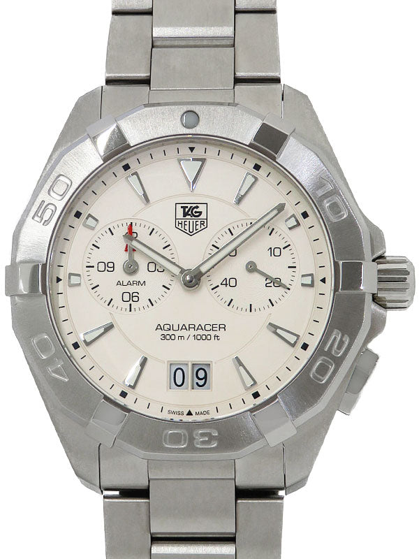 Tag Heuer Aquaracer White Dial Watch For Men Way111y Ba0928