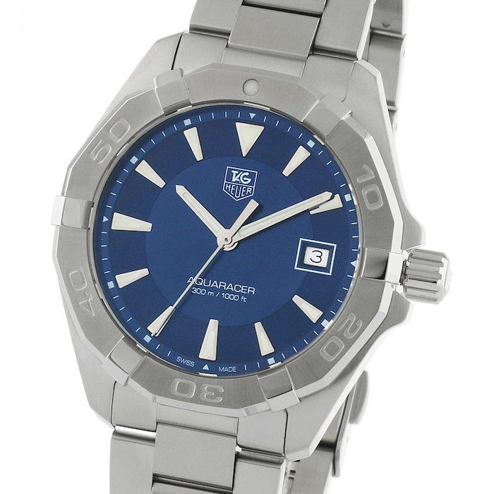 Tag Heuer Aquaracer 41mm Quartz Watch For Men Way1112 Ba0928