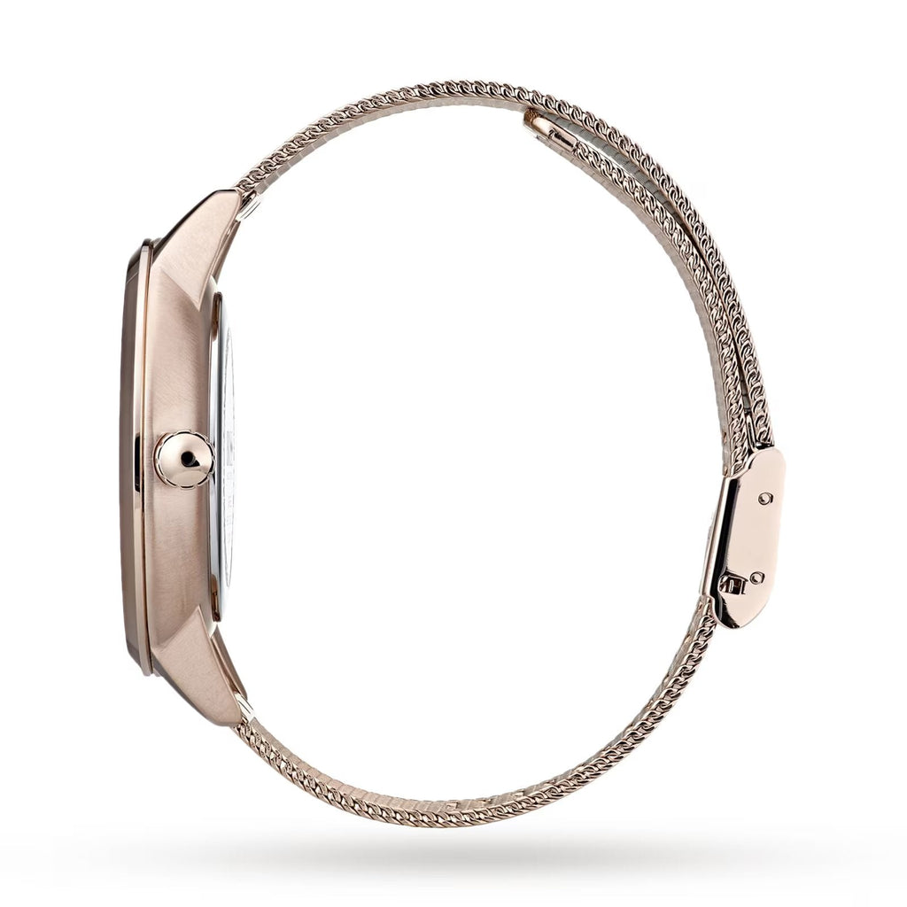 Hugo Boss Womens 1502424 Symphony Gold Tone Mesh Bracelet Watch
