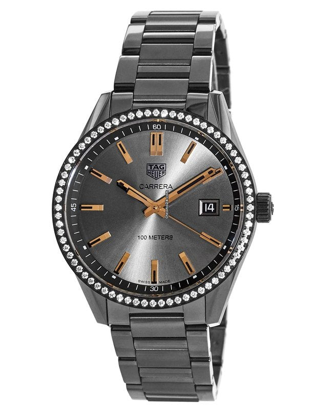 Tag Heuer Carrera Quartz 39mm Watch For Women War1115 Ba0602