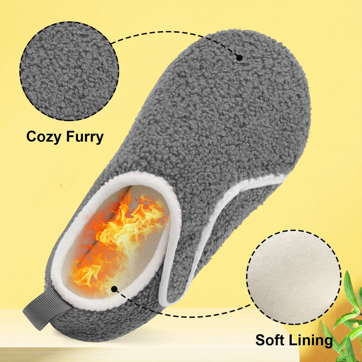 Slip On House Slippers for Home Bedroom
