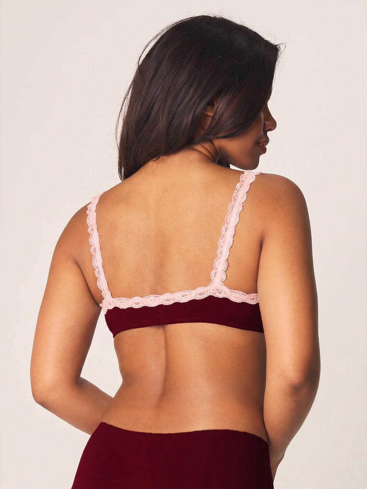 MISSGUIDED Lace Trim Boyshort Panties And Bra Set