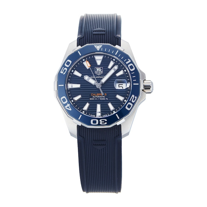 Tag Heuer Aquaracer Blue Dial Watch For Men Way211c Ft6155