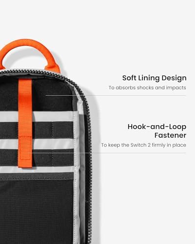 tomtoc Sling Carrying Bag for Nintendo Switch 2 with 8 Game Card Slots