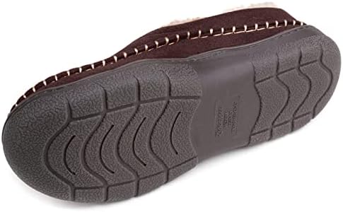 Men's Slip On Moccasin Slippers Indoor Outdoor