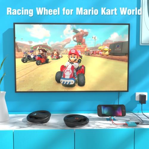 Switch 2 Steering Wheel for Nintendo Switch 2 JoyCon Racing Accessories