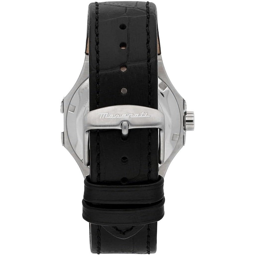 Maserati R8821108001 Potenza Automatic Mens Silver Watch