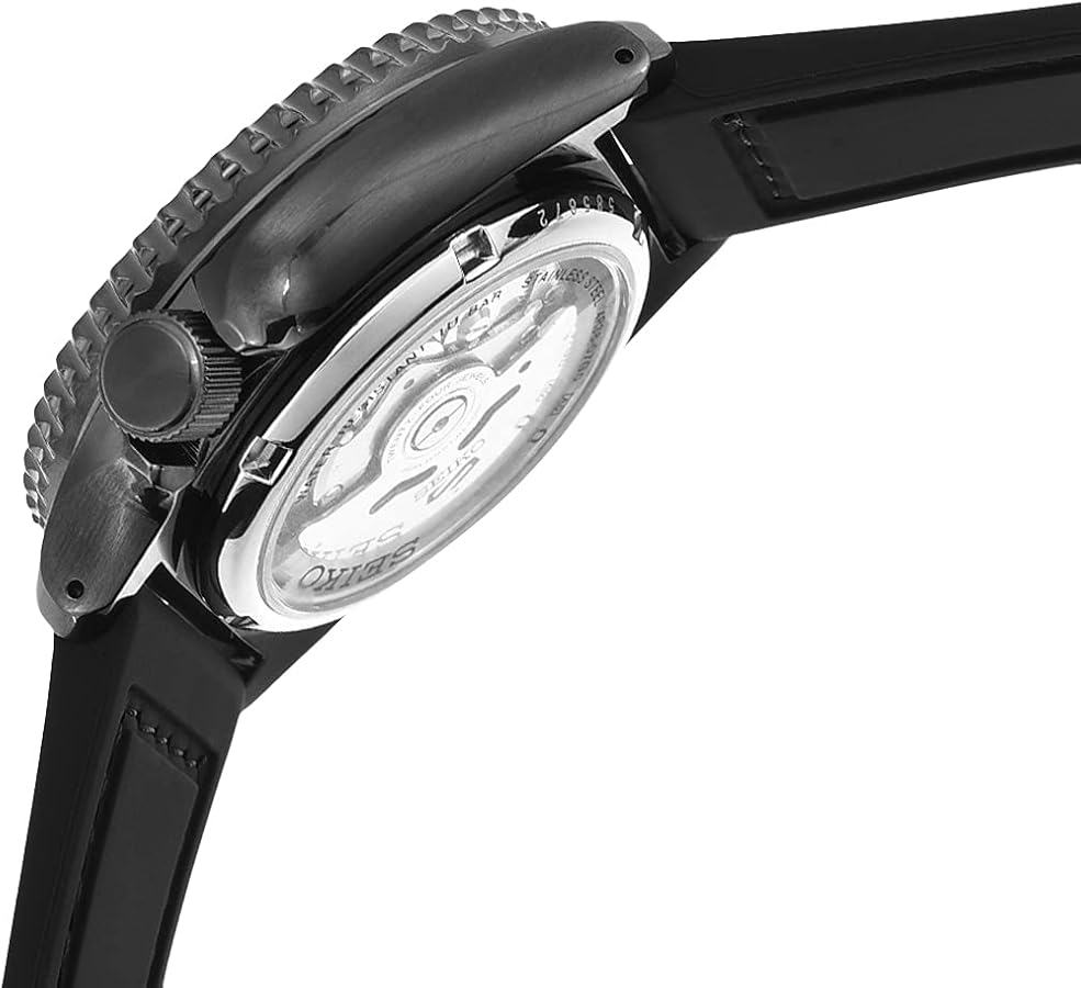 Seiko 5 Sports Auto Mens Black Watch Srpd65k3