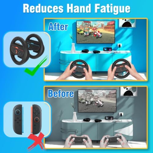 Switch 2 Steering Wheel for Nintendo Switch 2 JoyCon Racing Accessories