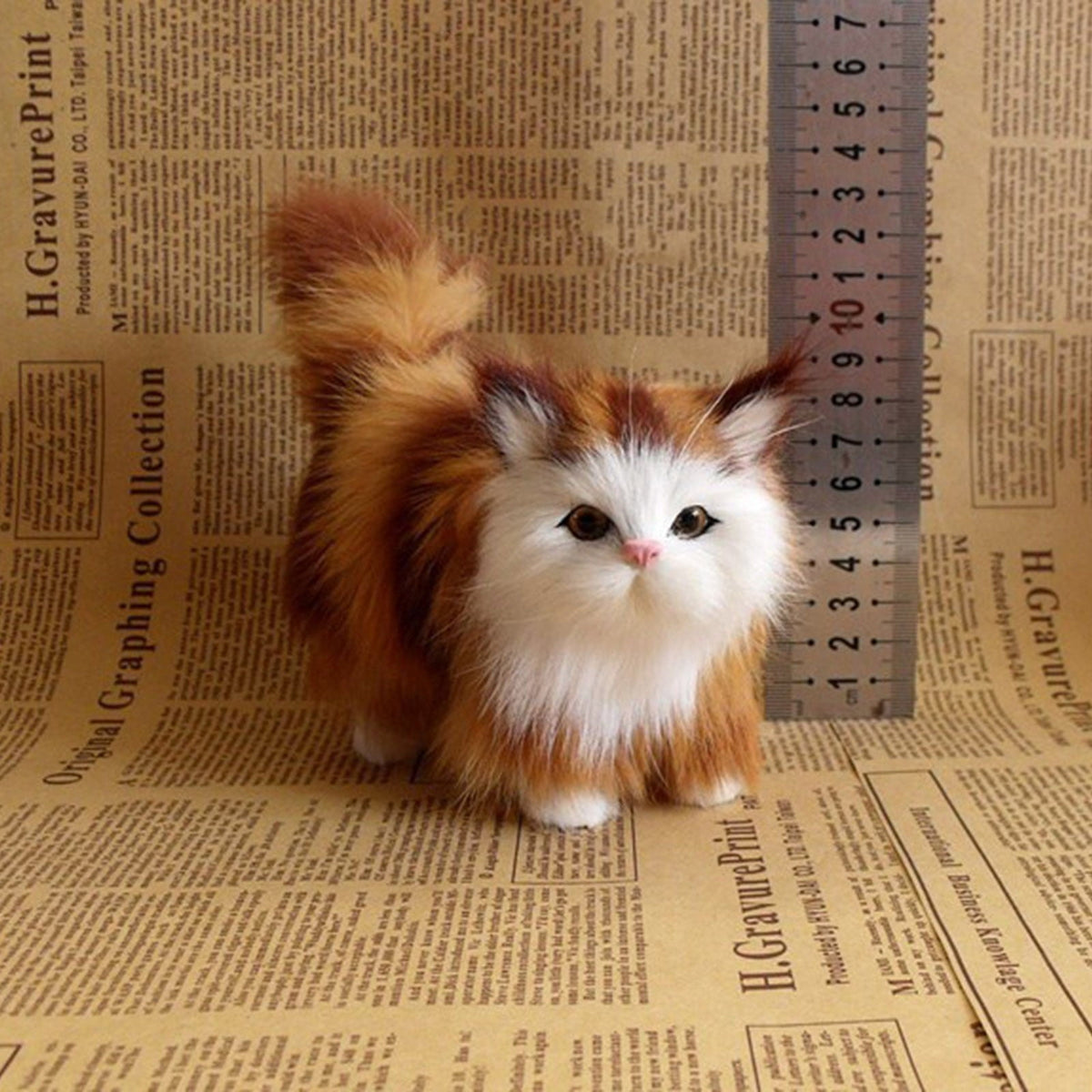 Cute Little Cat with Sound Stuffed Animal Small Plush Toy Christmas Gifts for