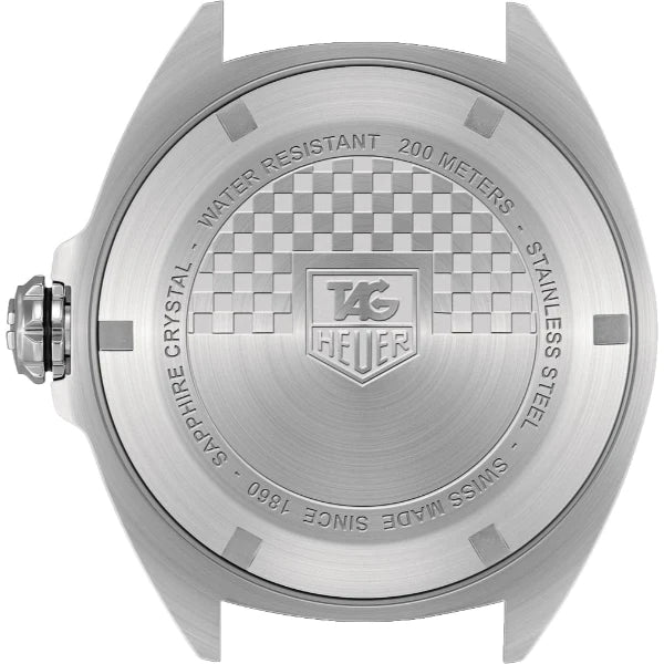 Tag Heuer Formula 1 Quartz White Dial Black Rubber Strap Watch For Men Waz2114 Ft8023
