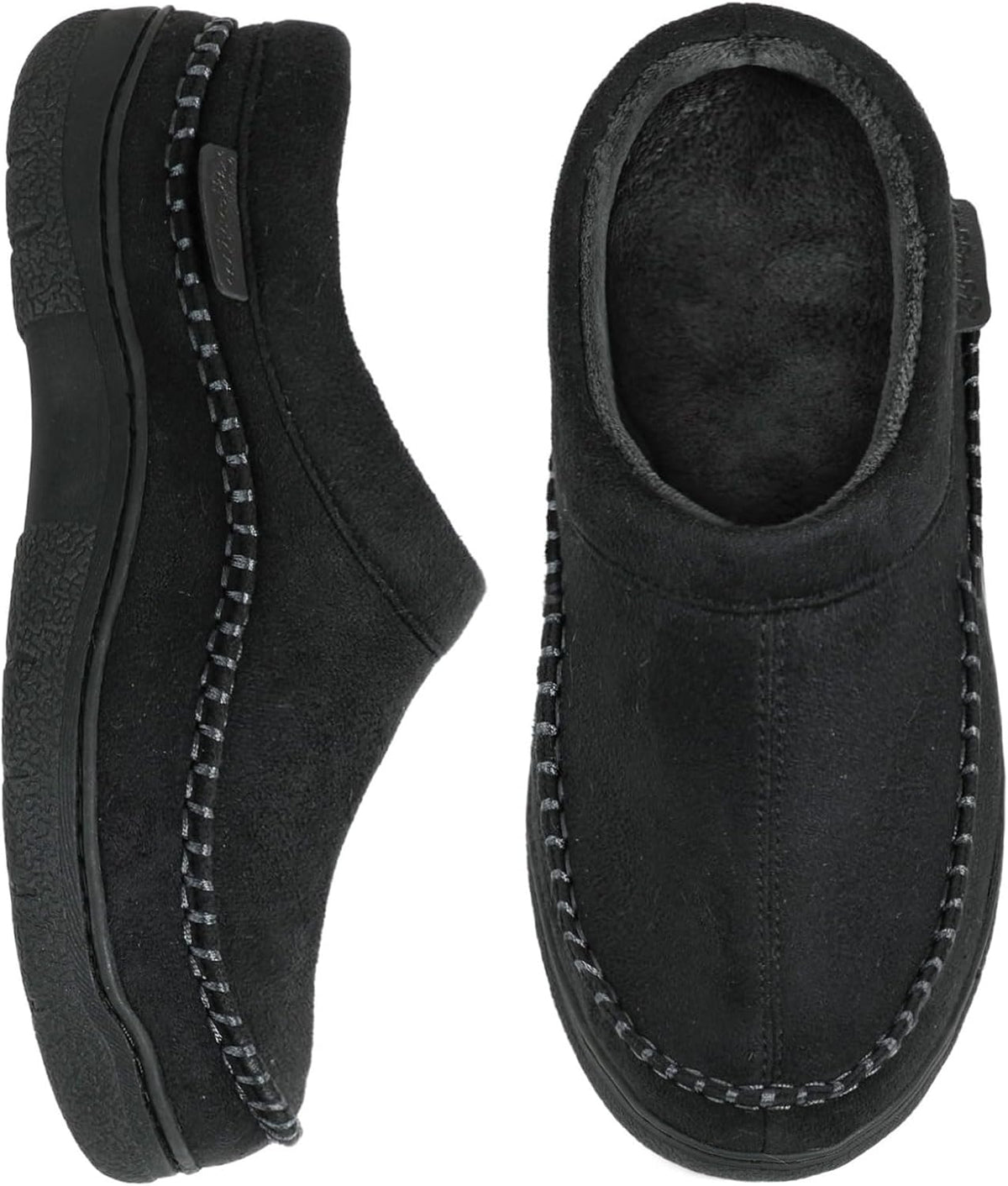 Men's Slip On Moccasin Slippers Indoor Outdoor