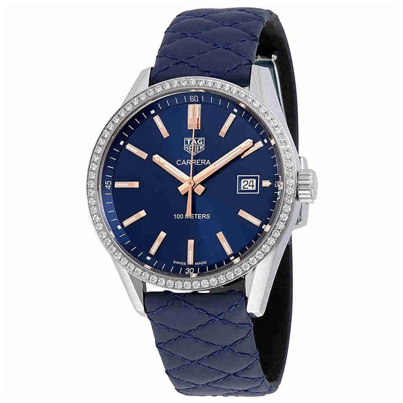 Tag Heuer Carrera Quartz 39mm Watch For Women War1114 Fc6391