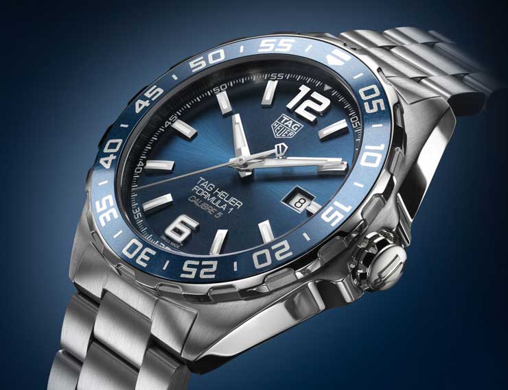 Tag Heuer Formula 1 Bucherer Blue Edition Watch For Men Waz2015 Ba0842