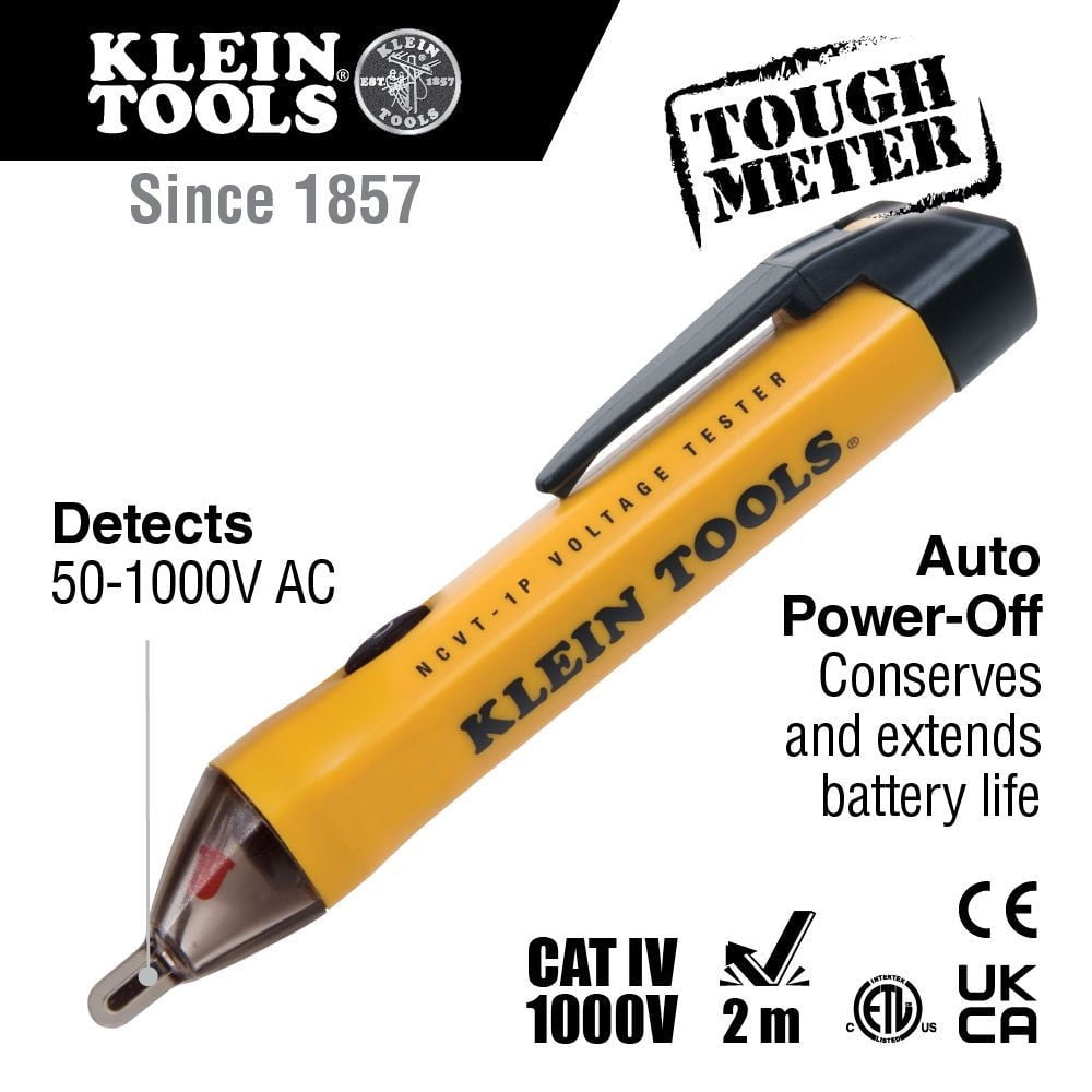 Klein Tools 69149P Digital Multimeter, Noncontact Voltage Tester and Electrical Outlet Test Kit