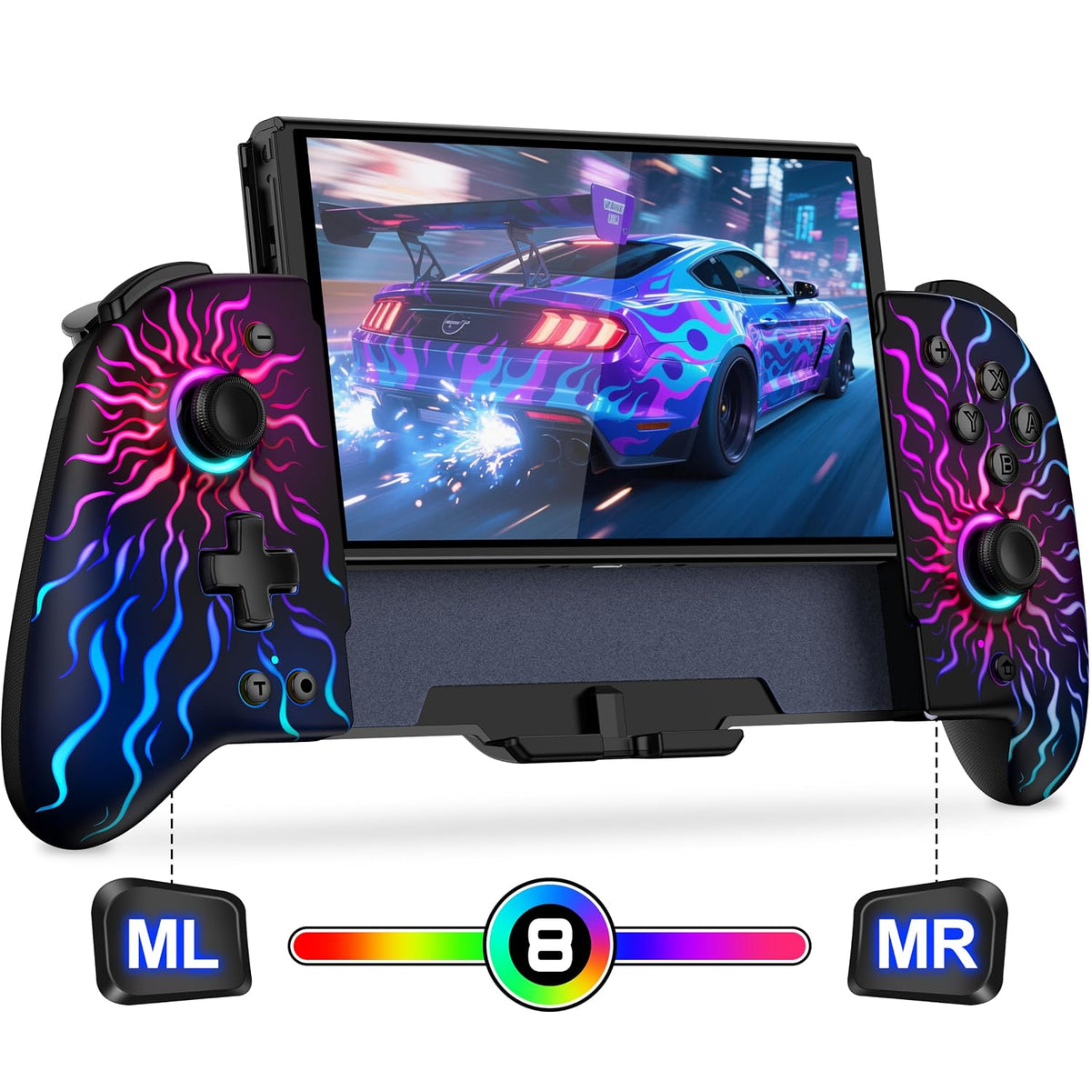 Gammeefy JC400 Gen 2 Switch 2 Controller with Hall Effect Joysticks