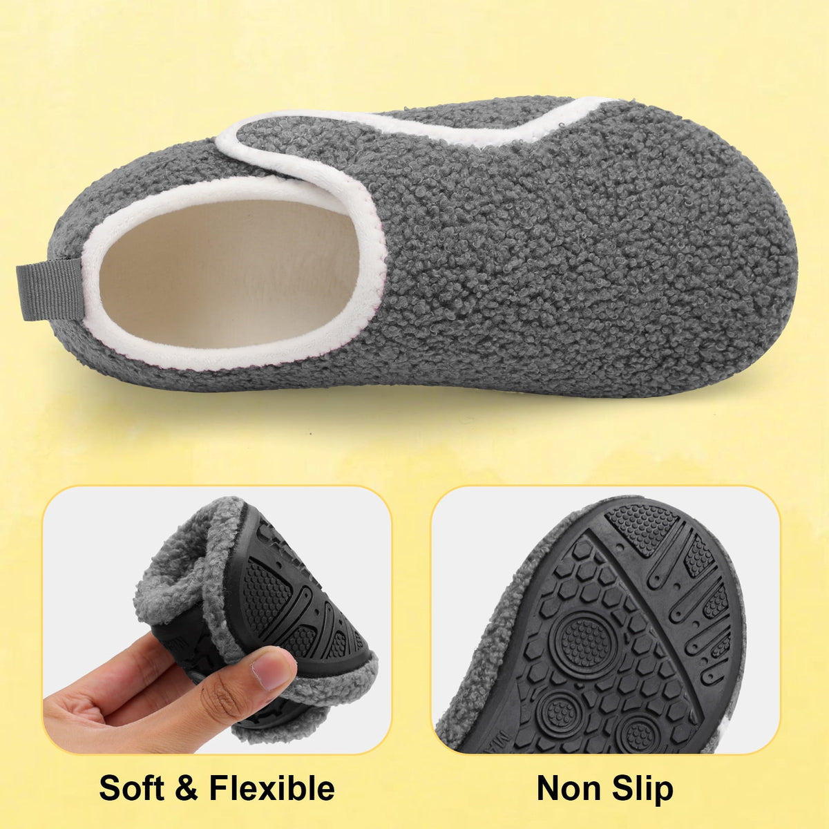 Slip On House Slippers for Home Bedroom