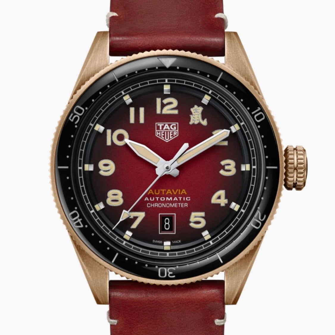 Tag Heuer Autavia Watch For Men Wbe5193 Fc8300