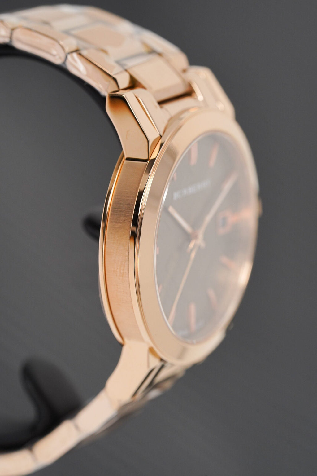 Burberry Ladies Watch The City Rose Gold Pvd Bu9005