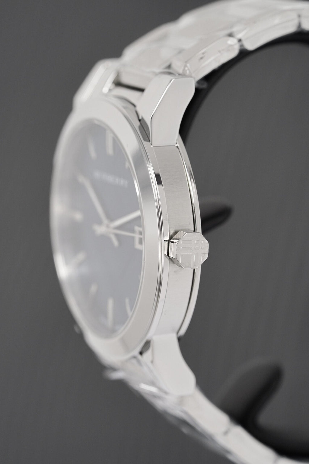 Burberry Mens Watch The City Steel Blue Bu9031