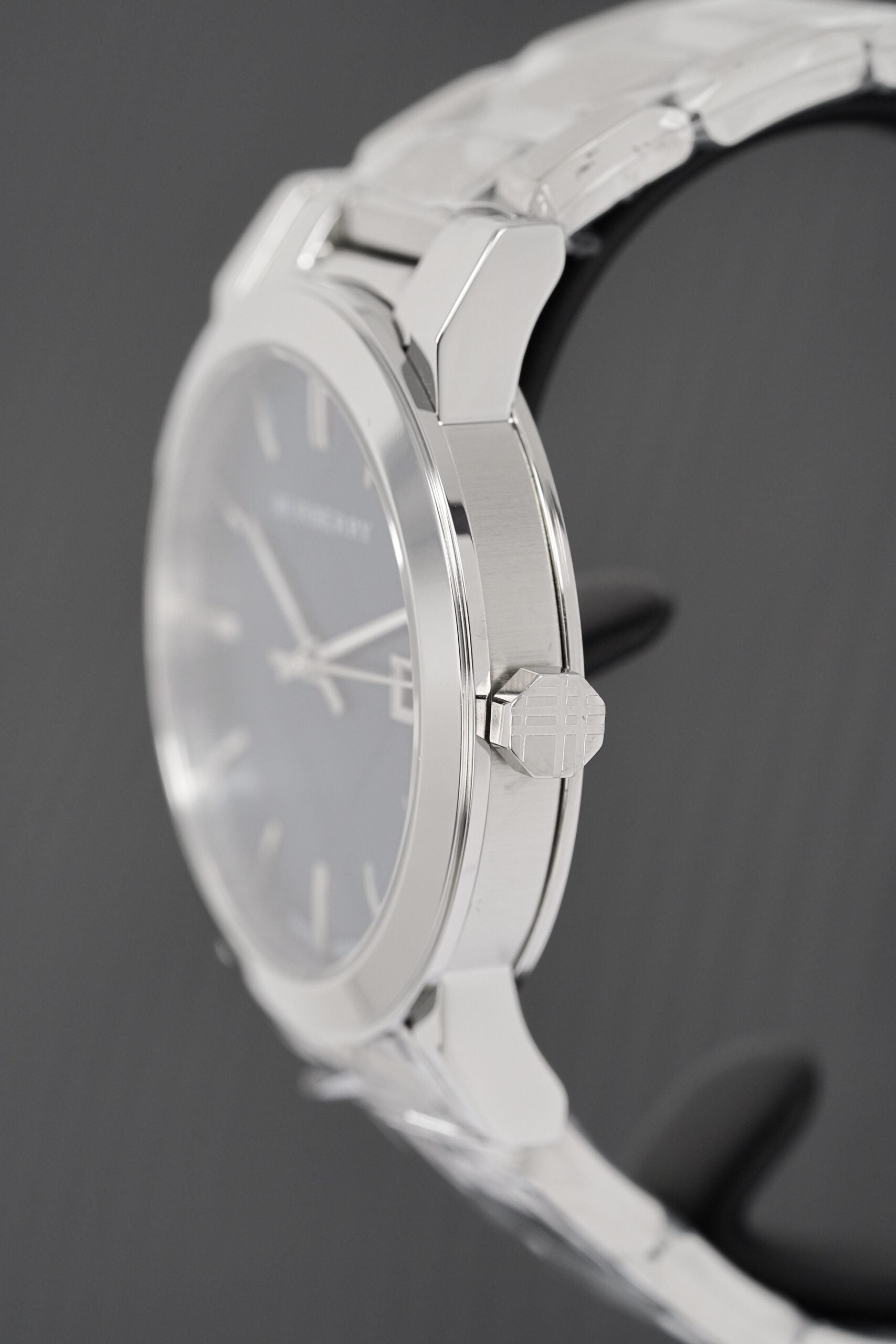 Burberry Mens Watch The City Steel Blue Bu9031