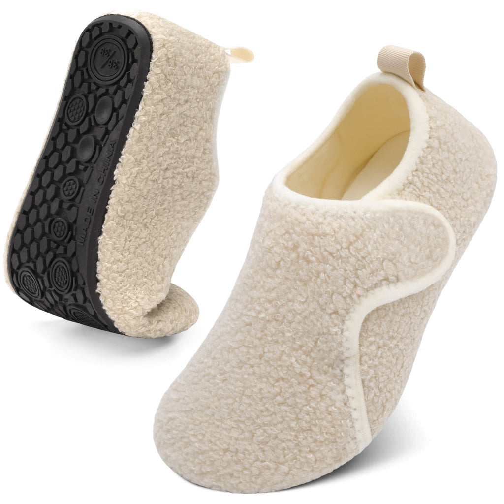 Slip On House Slippers for Home Bedroom - Beige