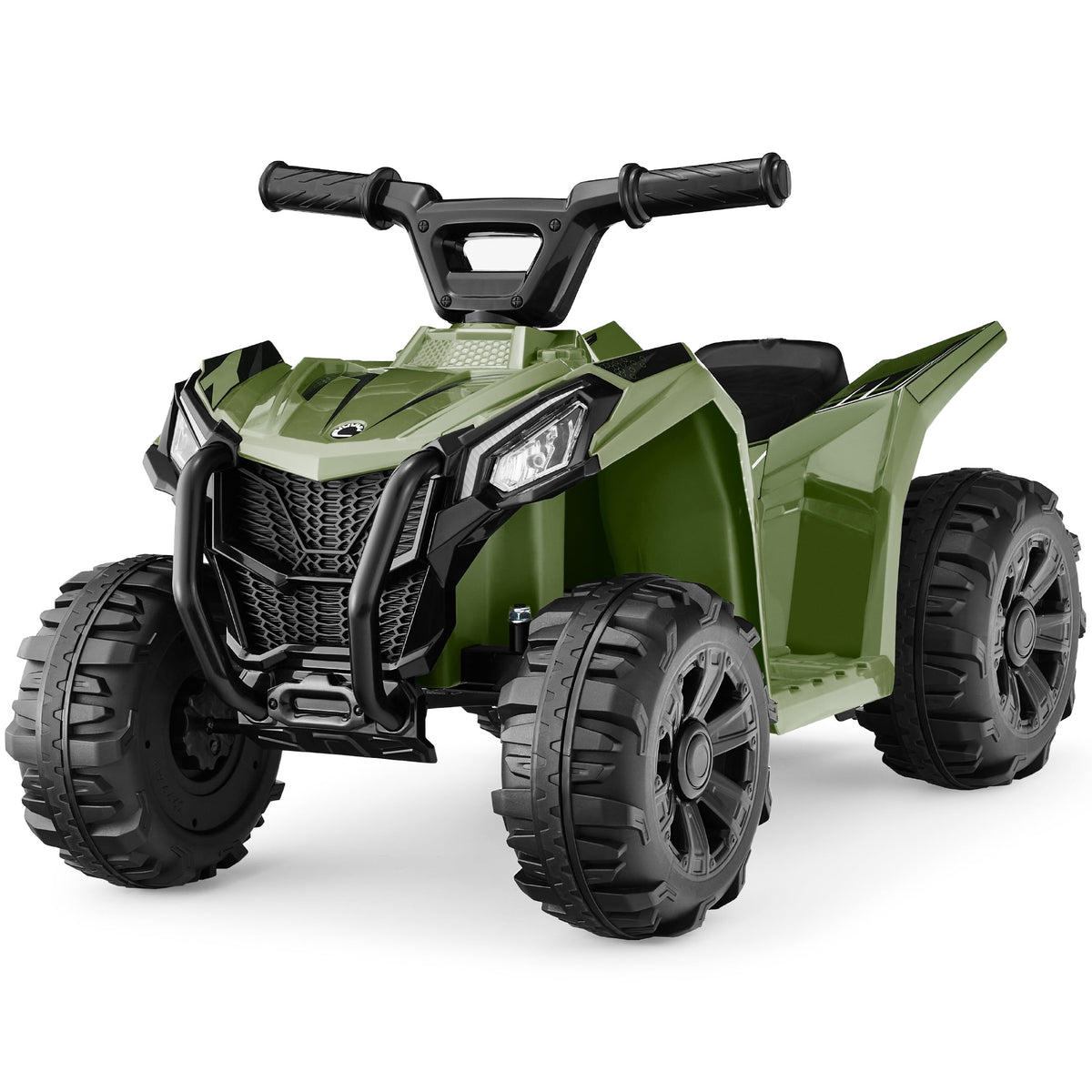 Best Choice Products 6V Kids Ride-On 4-Wheeler Quad ATV Car w/ 1.8mph Max Speed, Treaded Tires - Red - Army Green