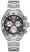 Tag Heuer Formula 1 Quartz Chronograph Grey Dial Silver Steel Strap Watch For Men Caz1114 Ba0877