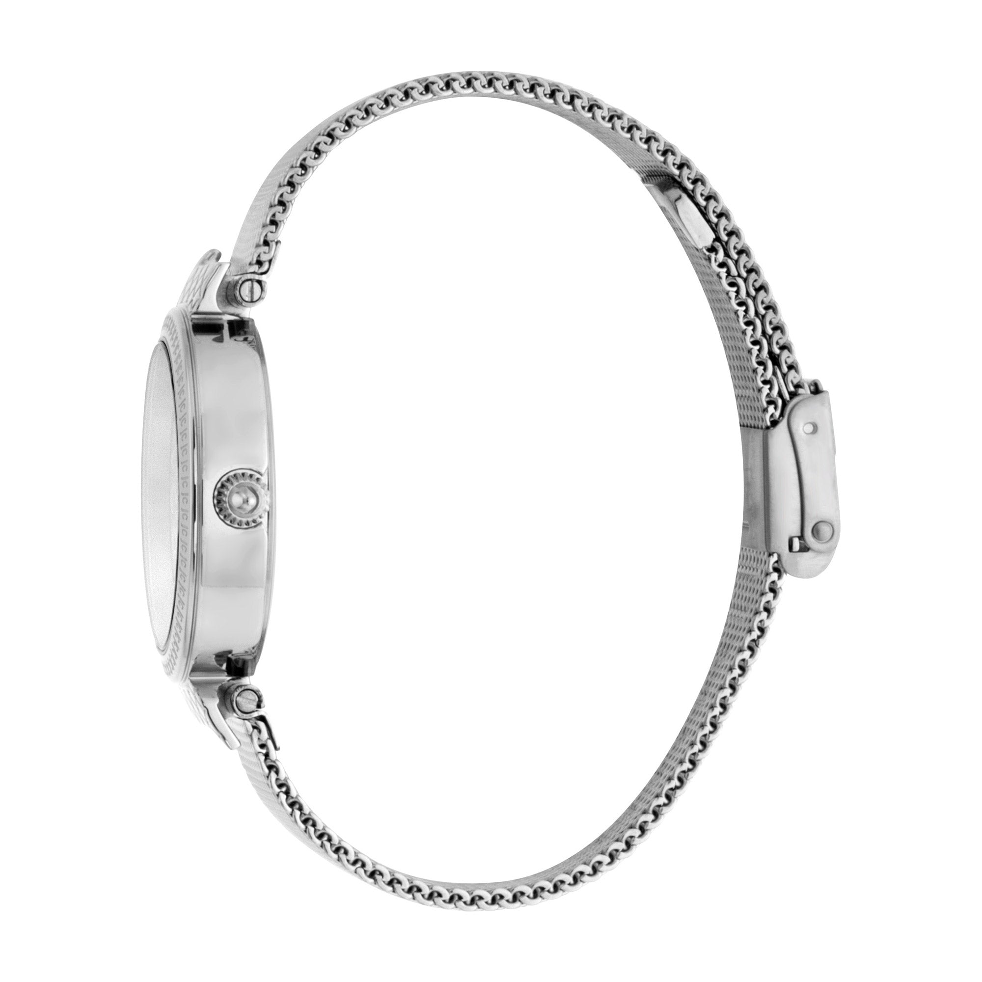 Just Cavalli Vibrazioni Steel Silver Leopard Glitter
