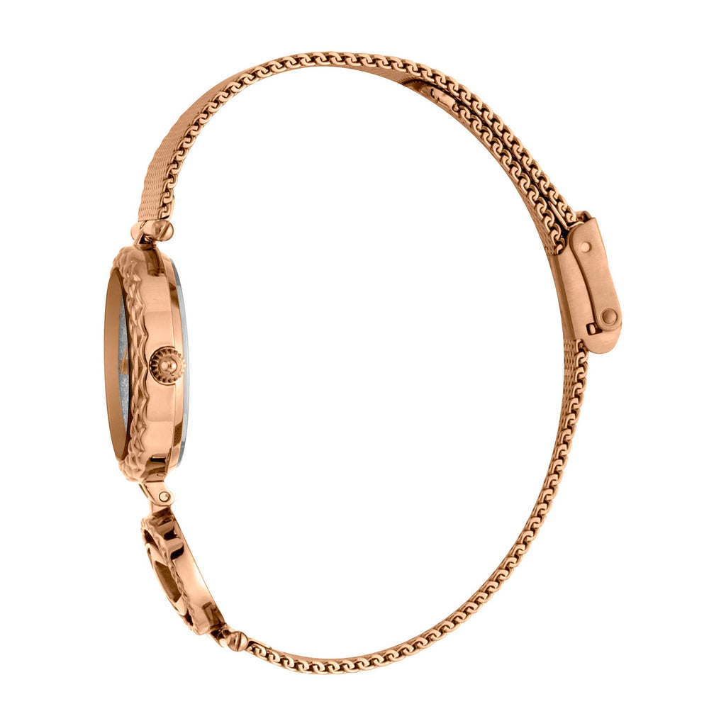 Just Cavalli SET With Bracelet Steel Rose Gold Glitter