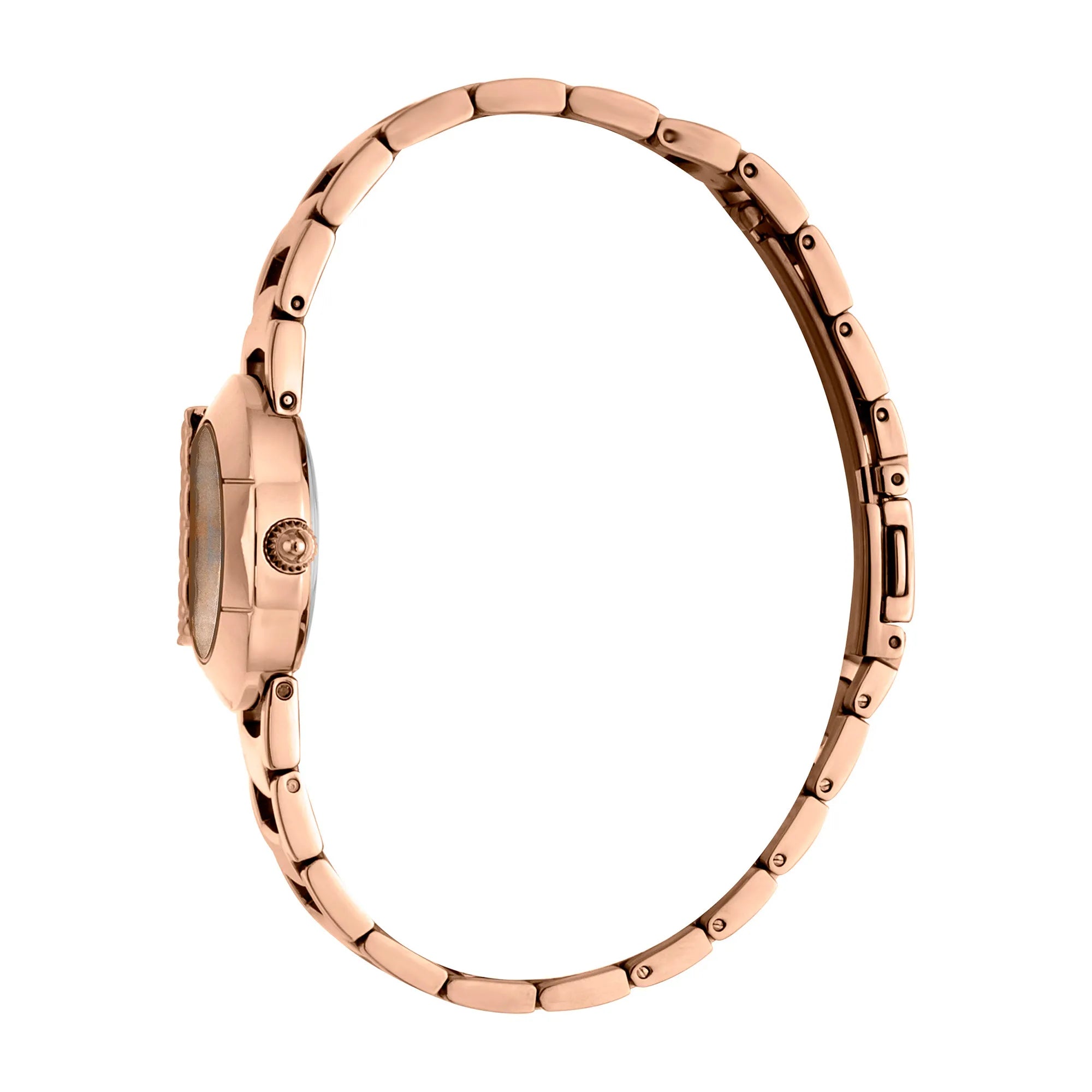 Just Cavalli Steel Rose Gold Zebra Glitter