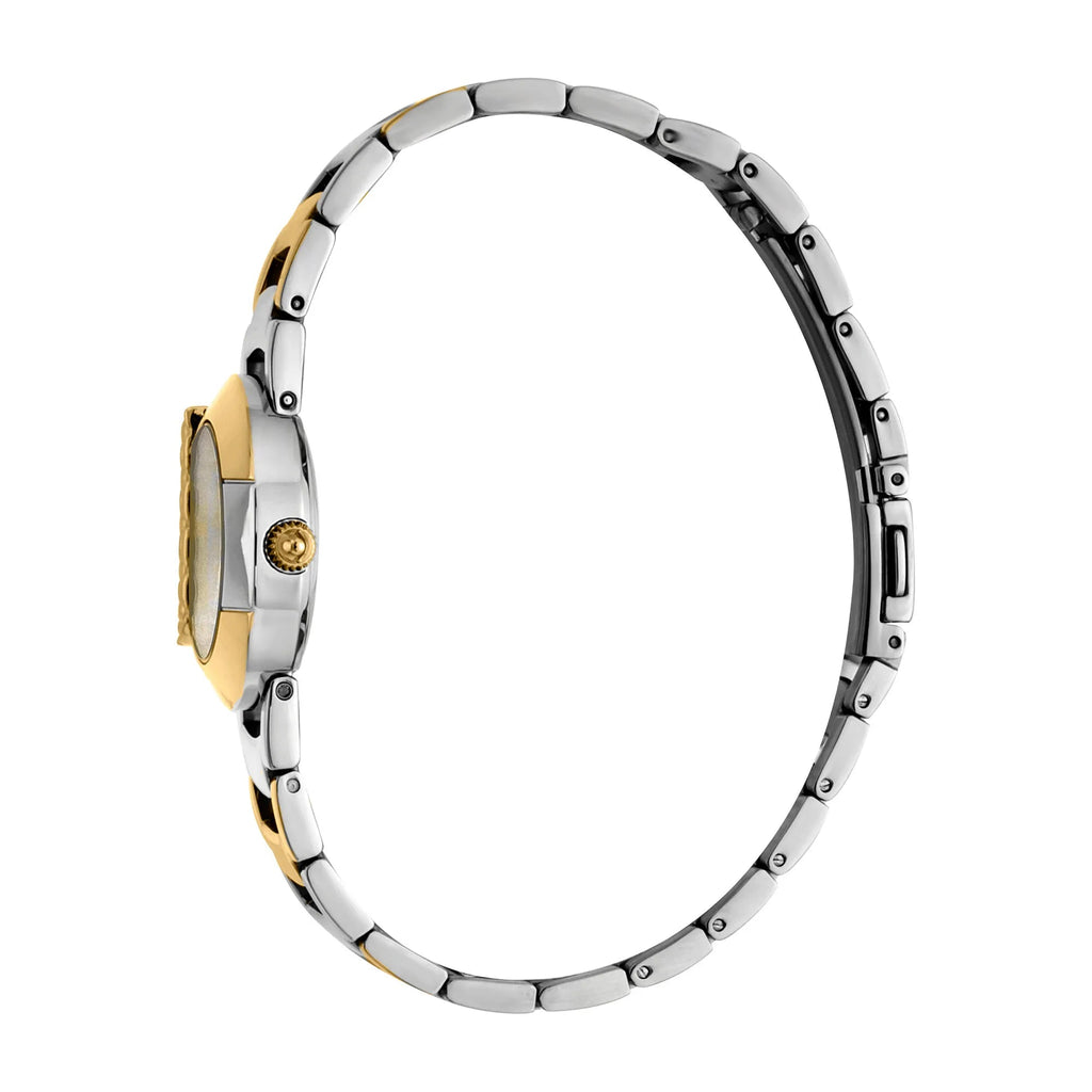 Just Cavalli Steel Yellow Gold TwoTone Zebra Glitter