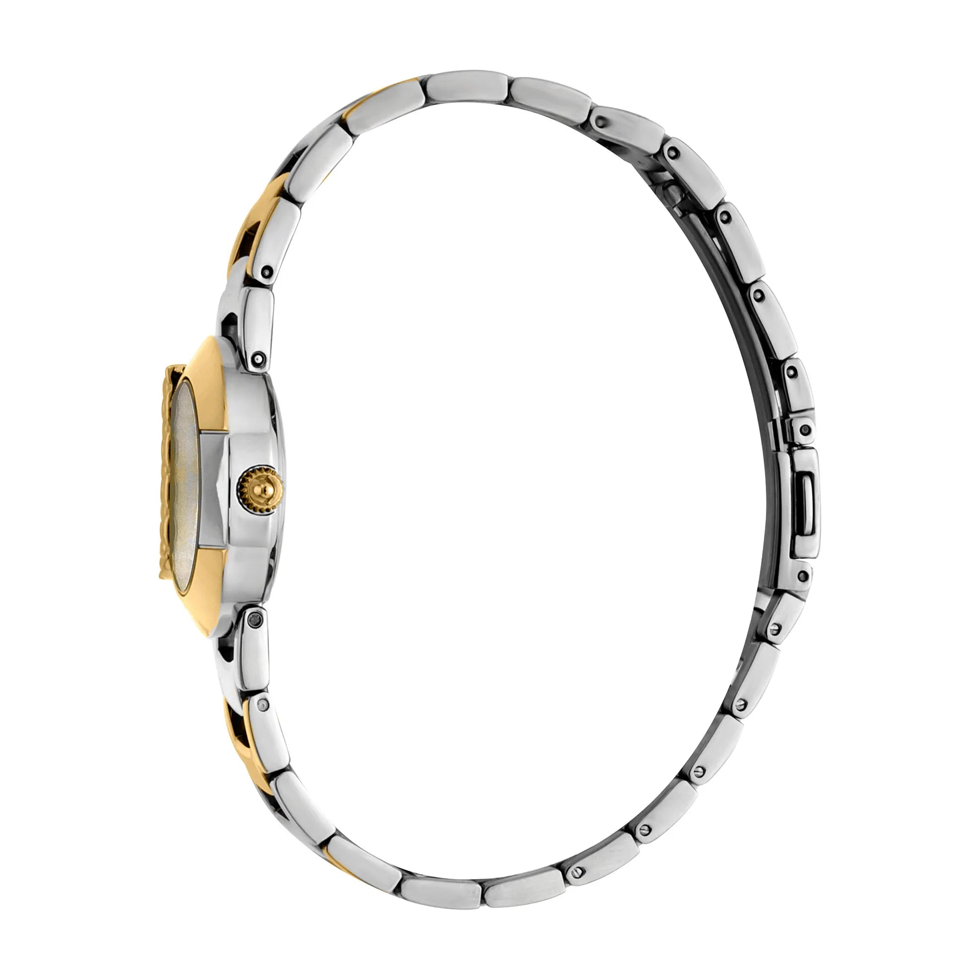 Just Cavalli Steel Yellow Gold TwoTone Zebra Glitter