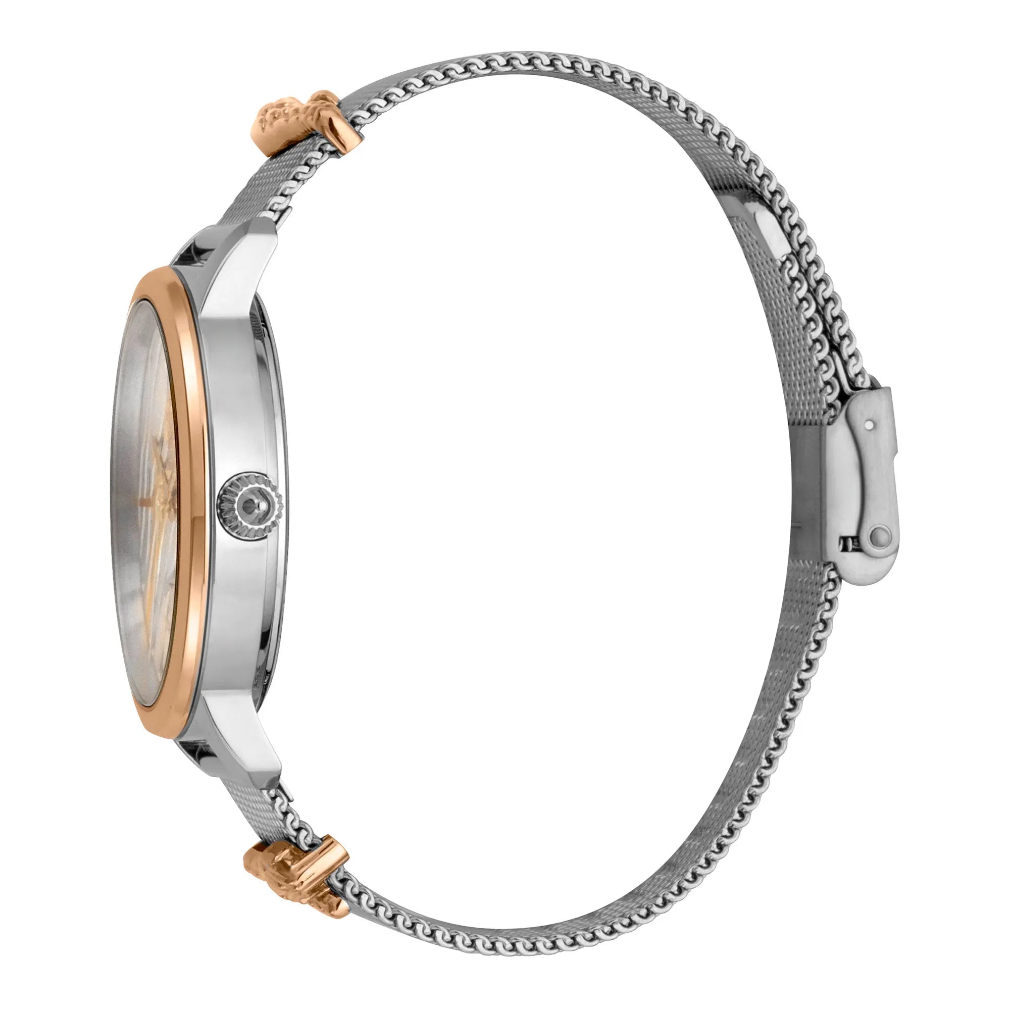 Just Cavalli Just per me Steel Rose Gold TwoTone Zebra Glitter