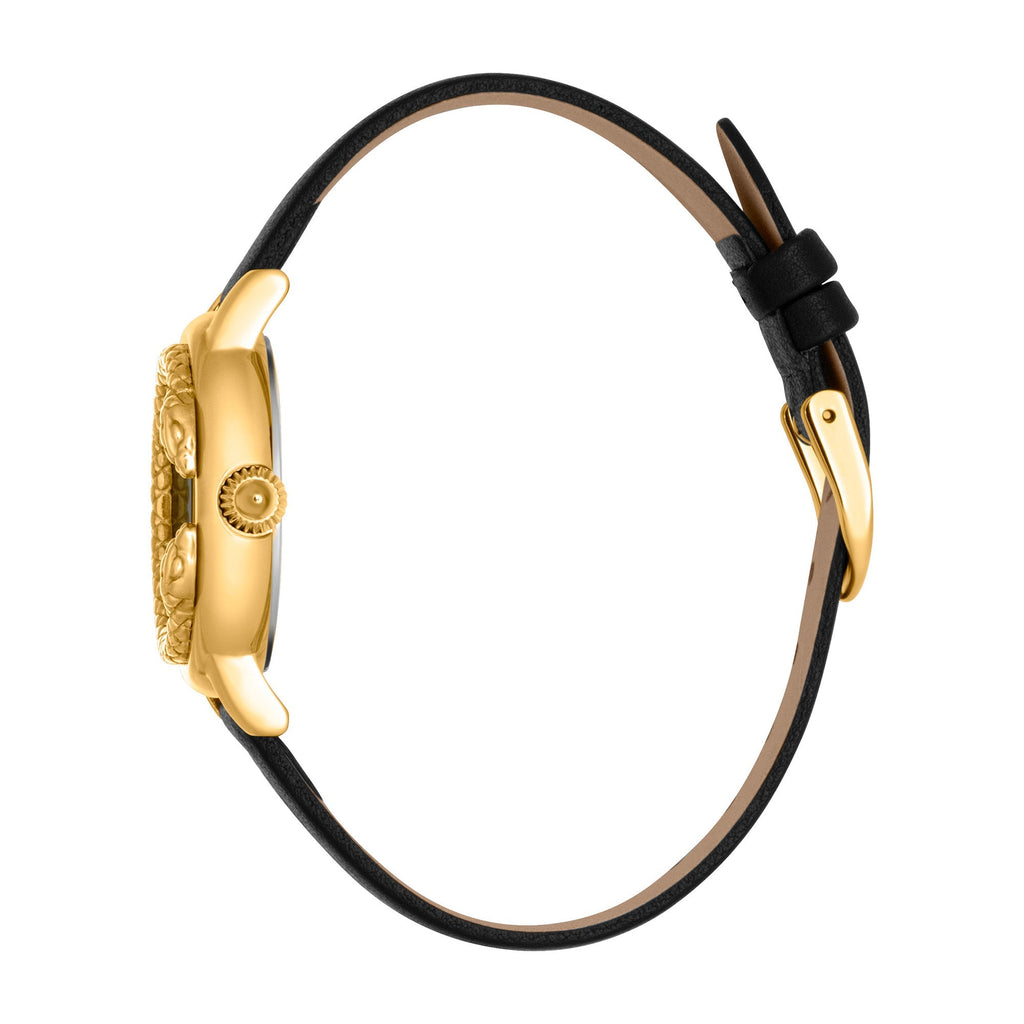Just Cavalli Presto Leather Gold