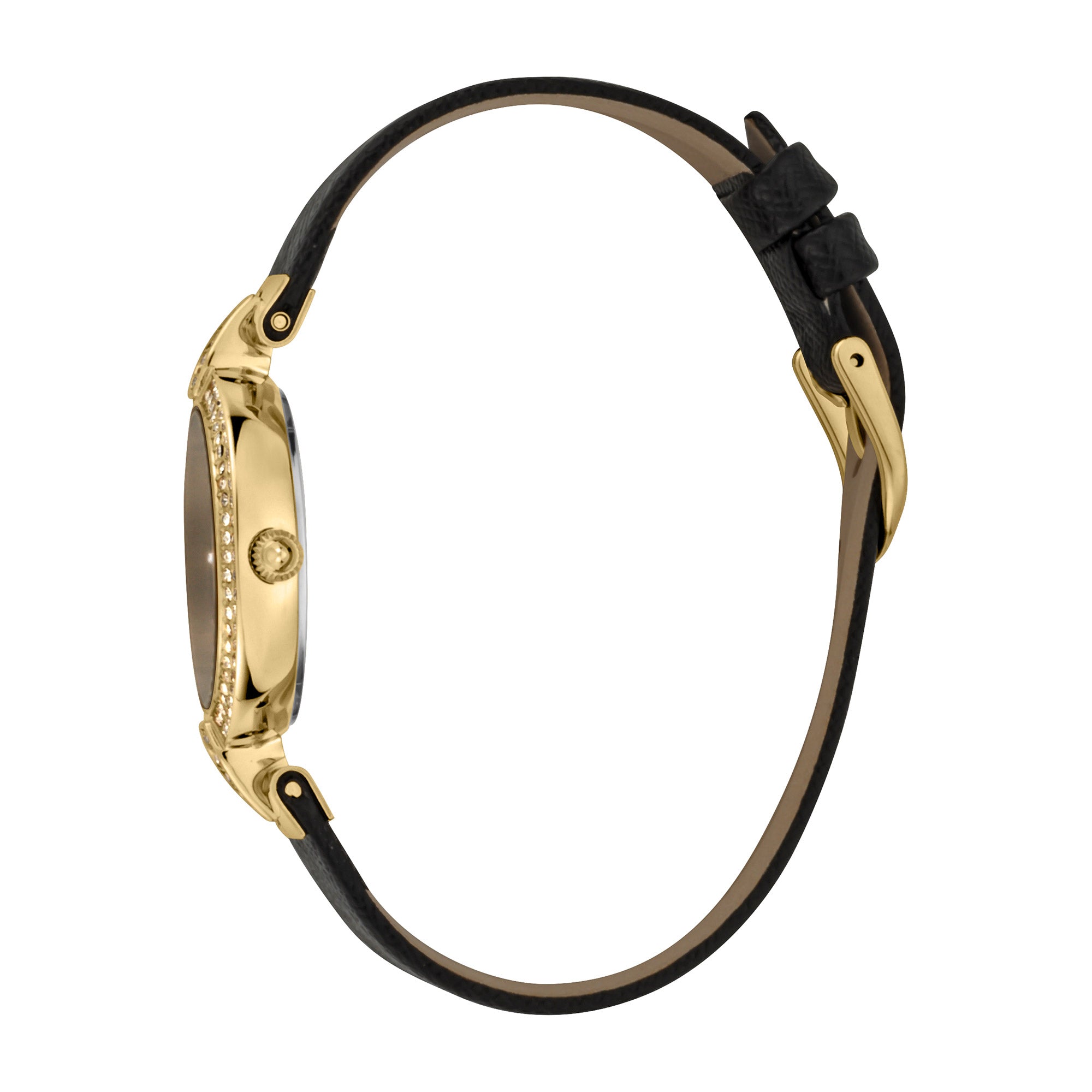 Just Cavalli Nobile Glam Black Leather