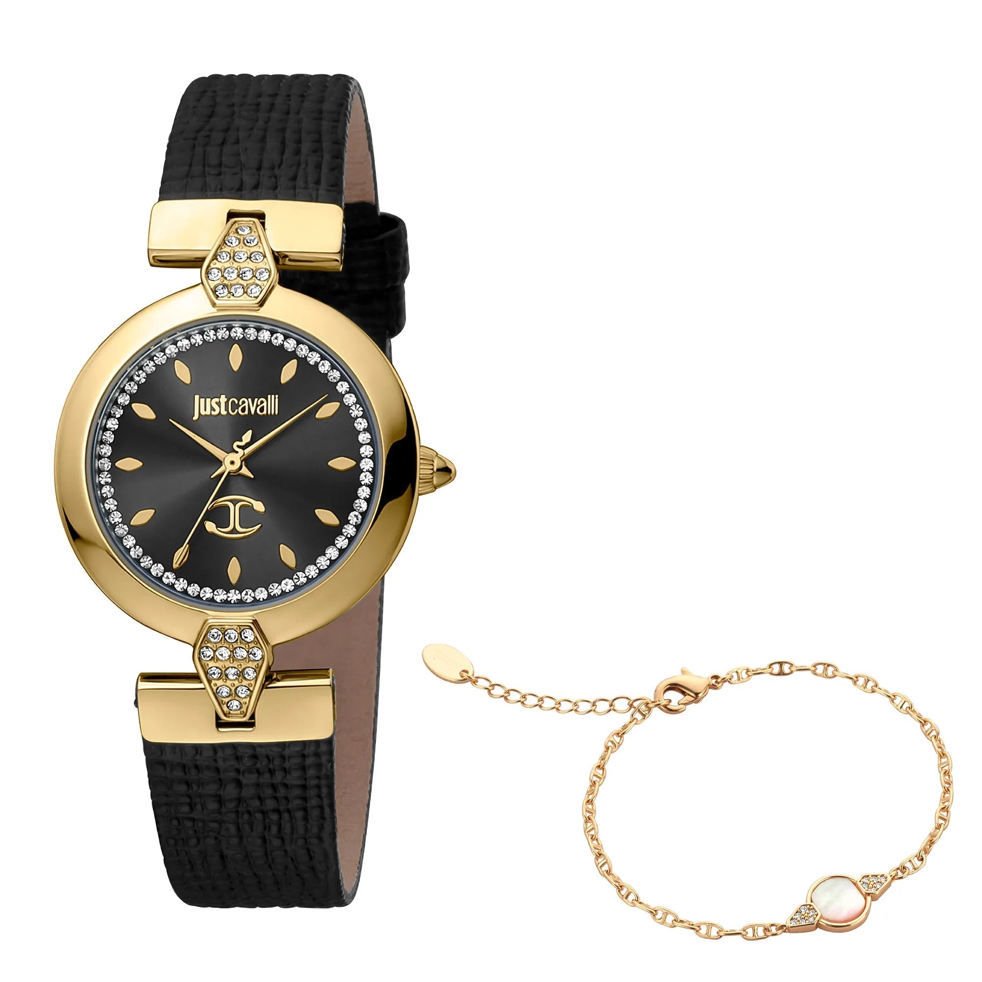 Just Cavalli Donna moderna Yellow Gold Leather