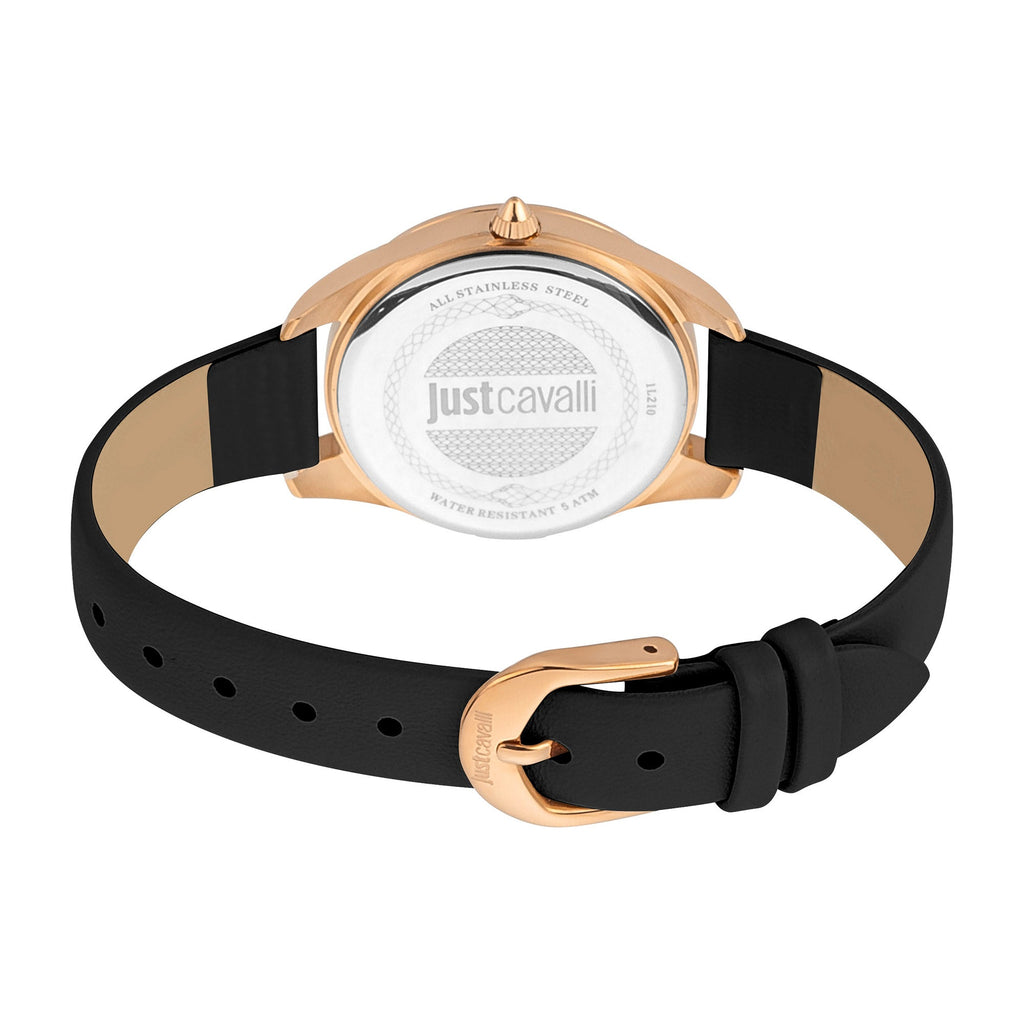 Just Cavalli Pantera Rose Gold Leather
