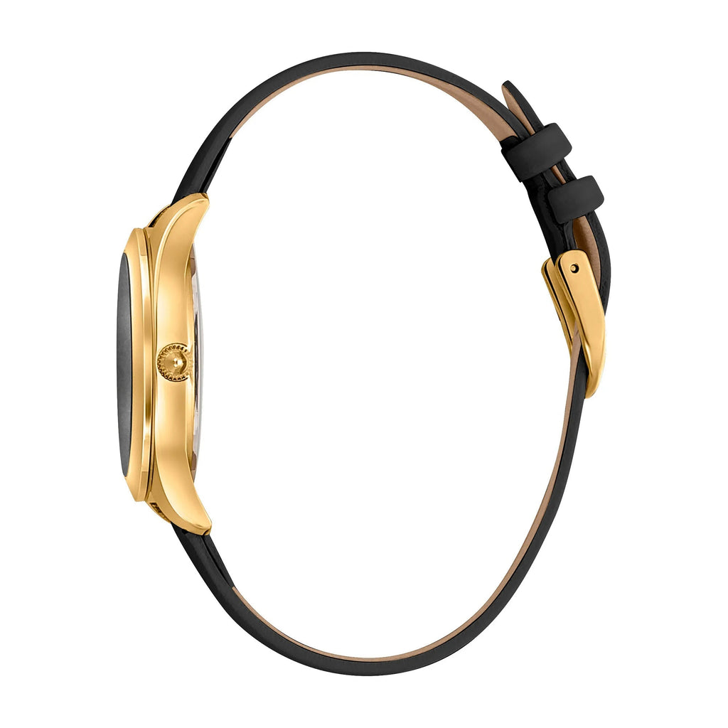 Just Cavalli Pantera Yellow Gold Leather