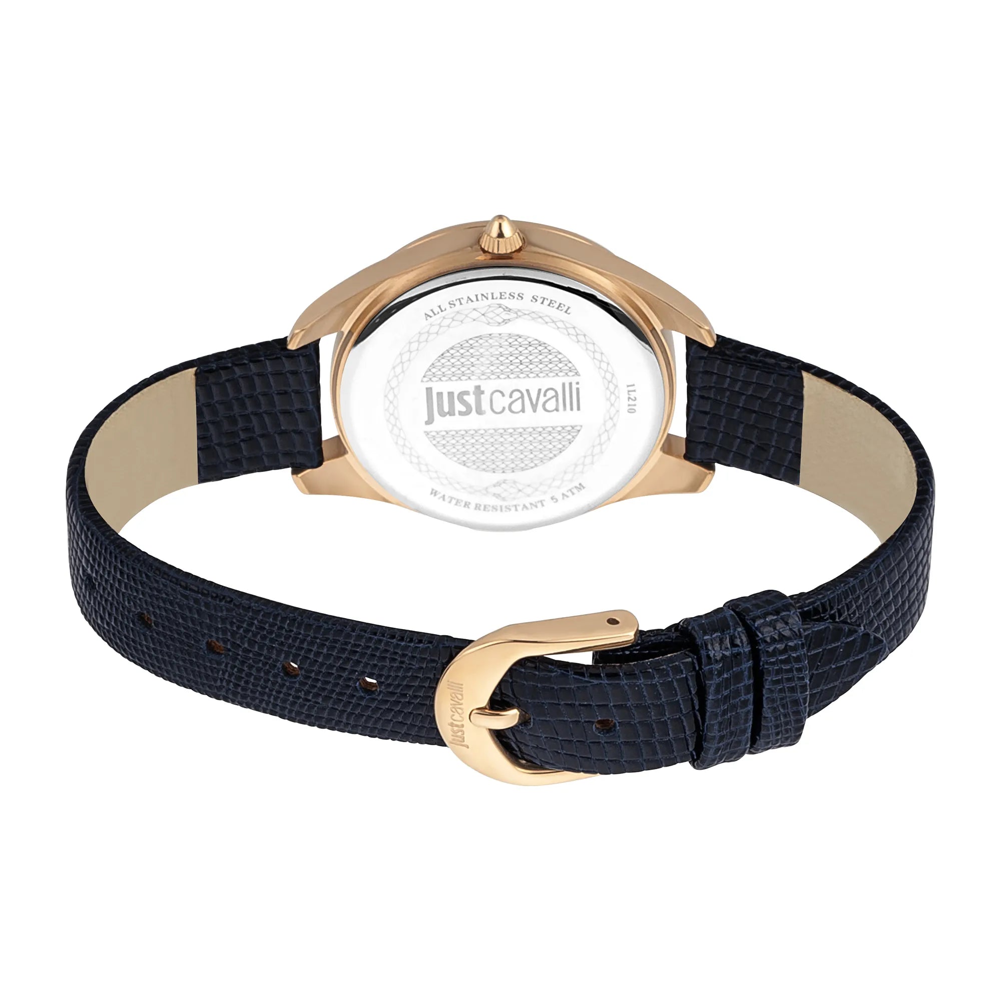 Just Cavalli Donna finezza Leather RG Blue