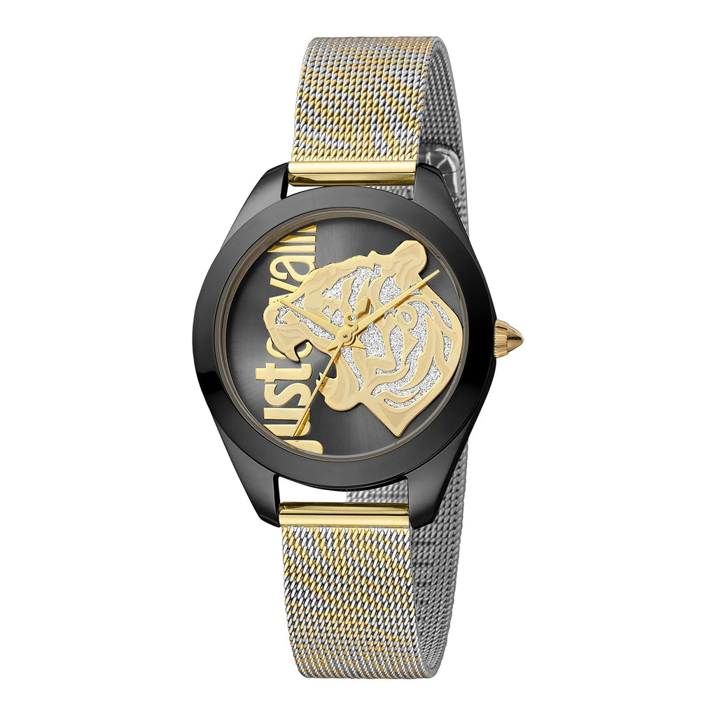 Just Cavalli Pantera Two Tones YG Black
