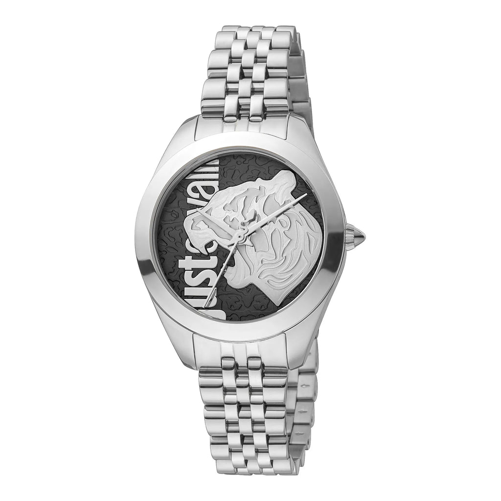 Just Cavalli Pantera Silver Black