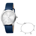 Just Cavalli Glam Creazione Leather Blue
