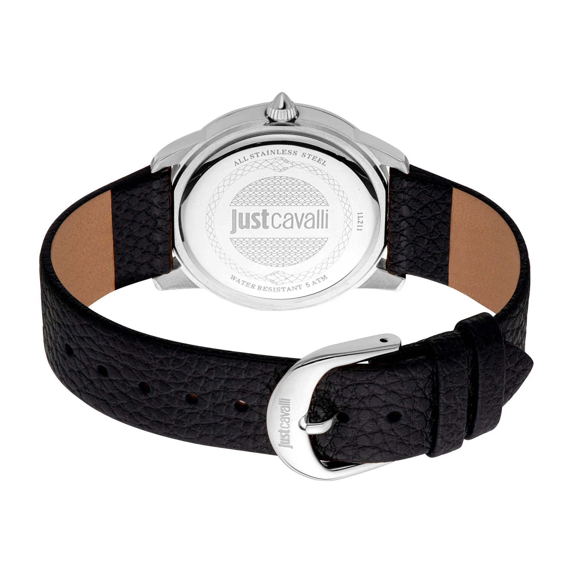 Just Cavalli Glam Creazione Leather Black
