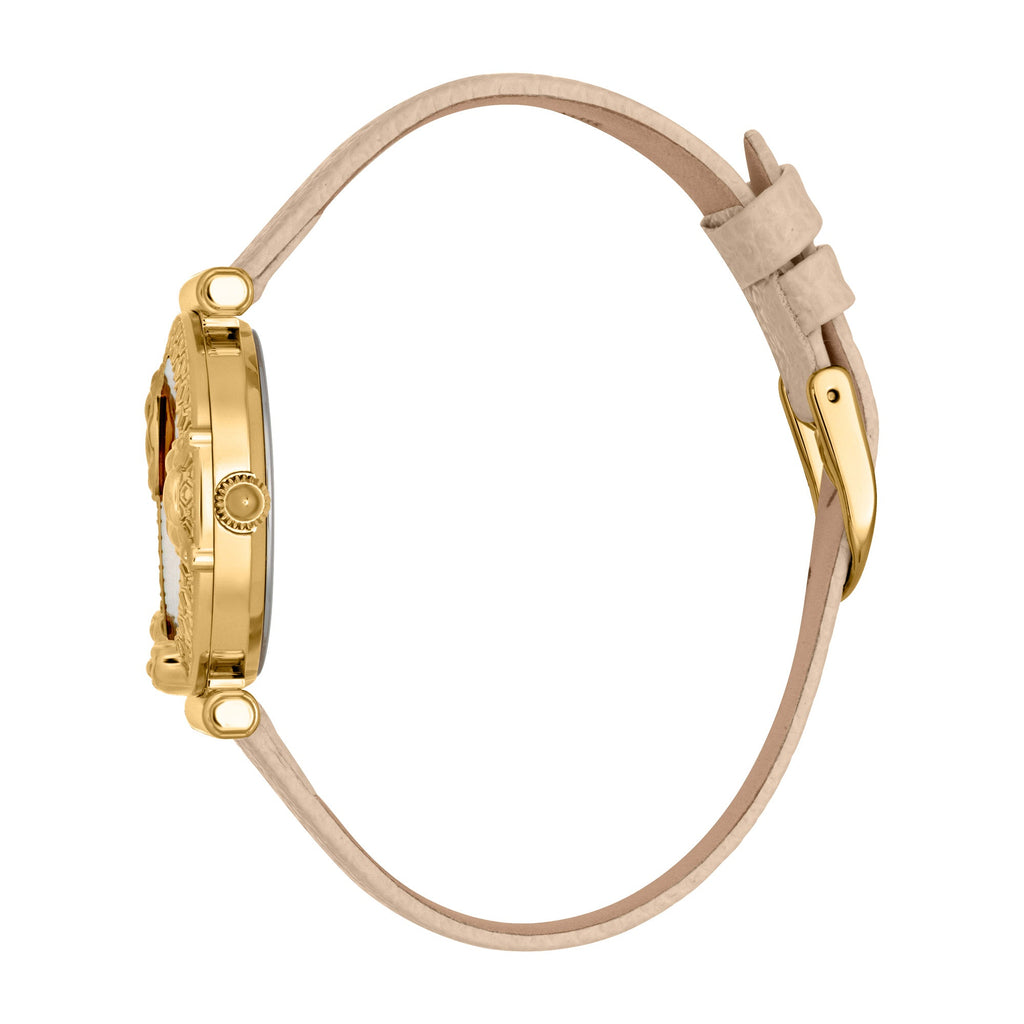 Just Cavalli JC Trama 2 Leather Beige Gold