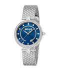 Just Cavalli Obsessive Snake Silver Blue