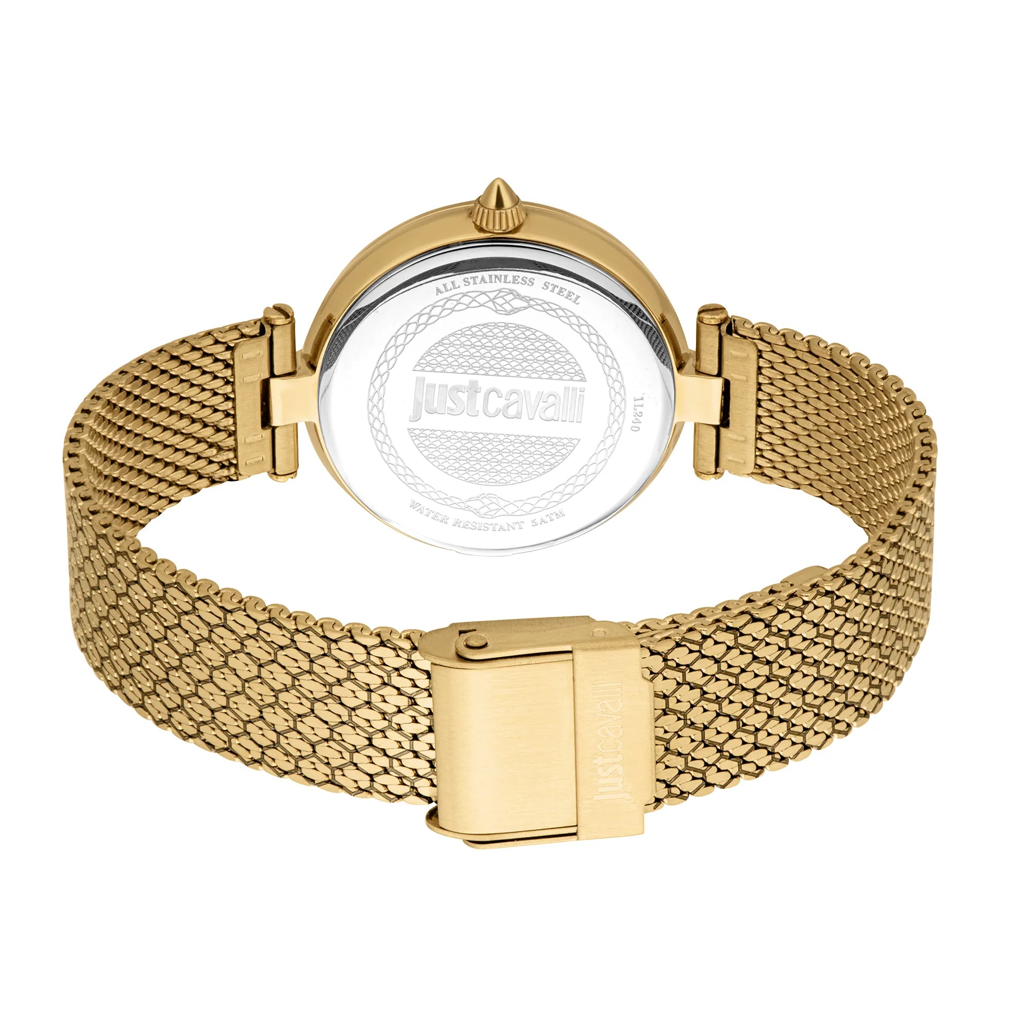 Just Cavalli Obsessive Snake Gold Green