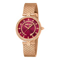 Just Cavalli Obsessive Snake Rose Gold Red