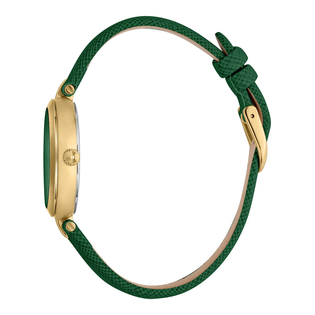 Just Cavalli Maiuscola Leather Green Gold